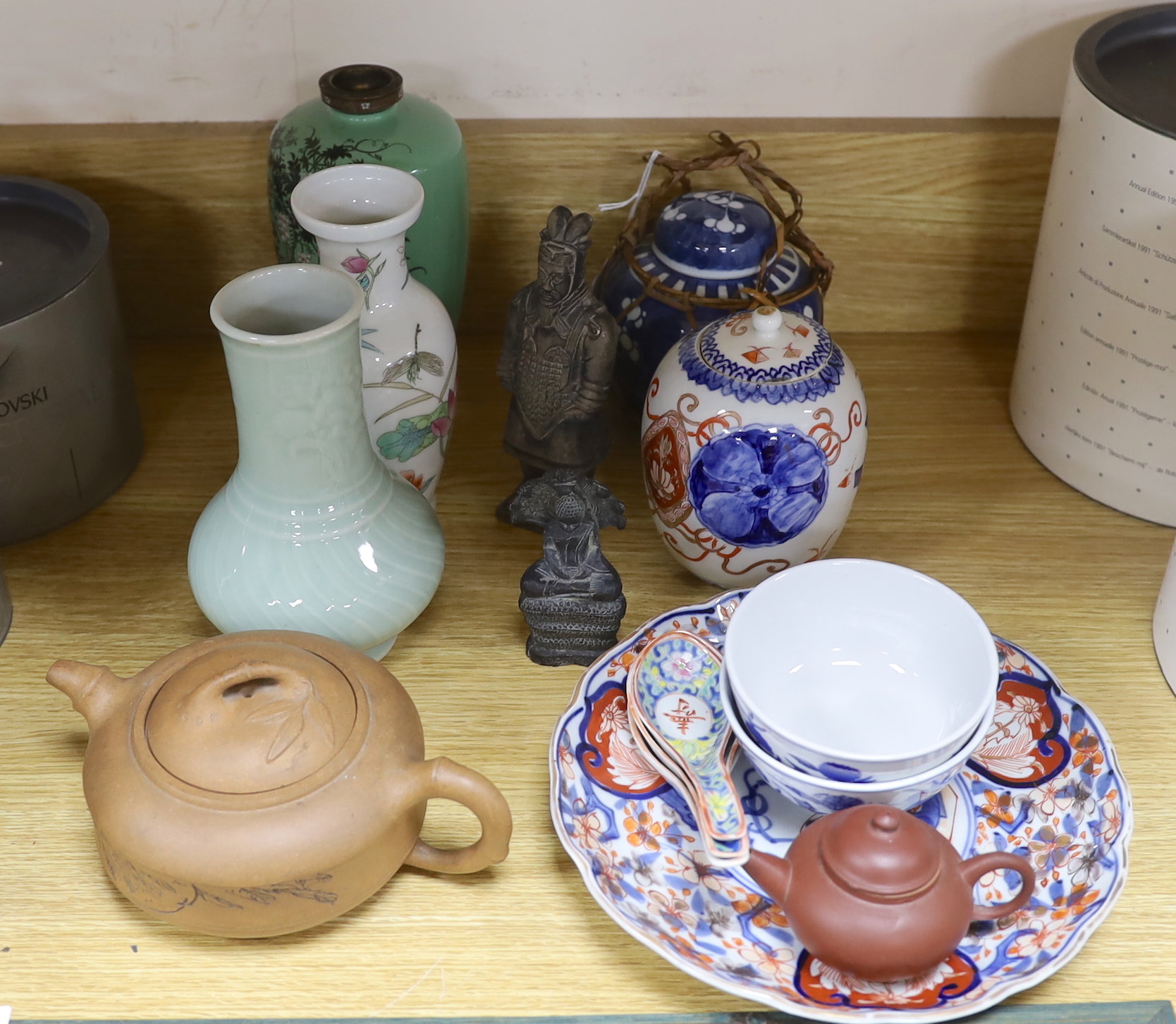 A quantity of mixed Chinese porcelain etc